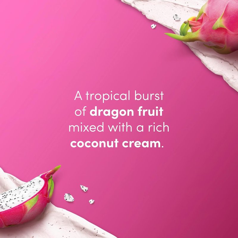 Dove Body Scrub - Dragon Fruit & Coconut Cream Exfoliates for Smooth, Radiant Skin | 15 oz