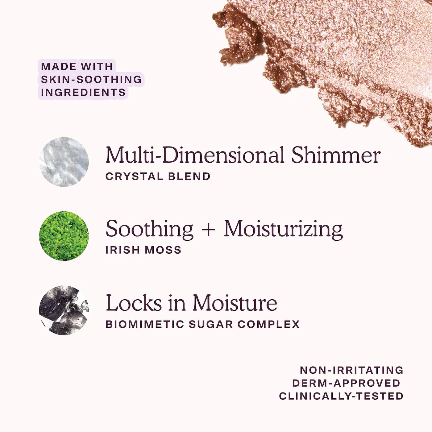 Tower 28 GoGo Cooling Shimmer Eyeshadow Stick - 8-Hour Wear Cream + Precise Highlighter - Avalon (.09 oz)