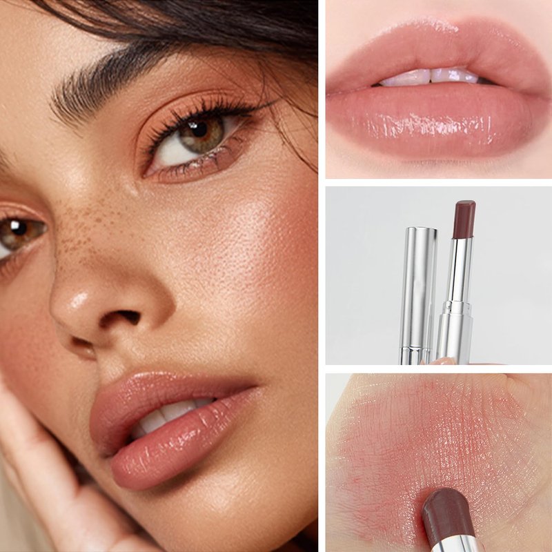 IFVGFB Honey Noir-Nude Honey Lipstick, Moisturizing Lip Color, Nourishing Lip Balm, Natural Lip Care, Long-Lasting Moisturization Non-Sticky (Nude)