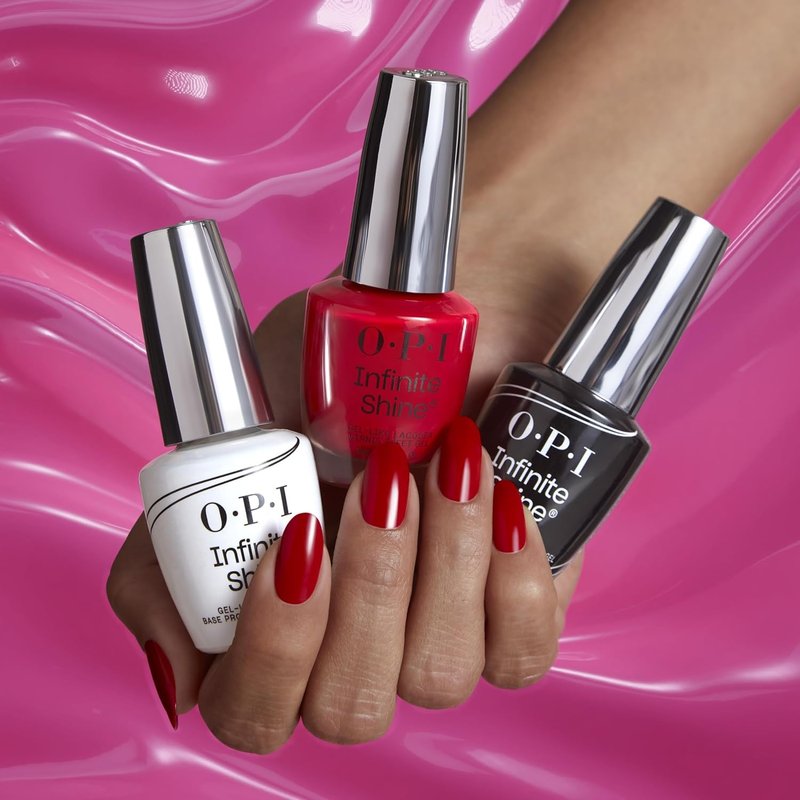 OPI Infinite Shine Nail Polish - Clear Gel Base & Top Coat | Vegan, Long-Lasting Protection for Nails