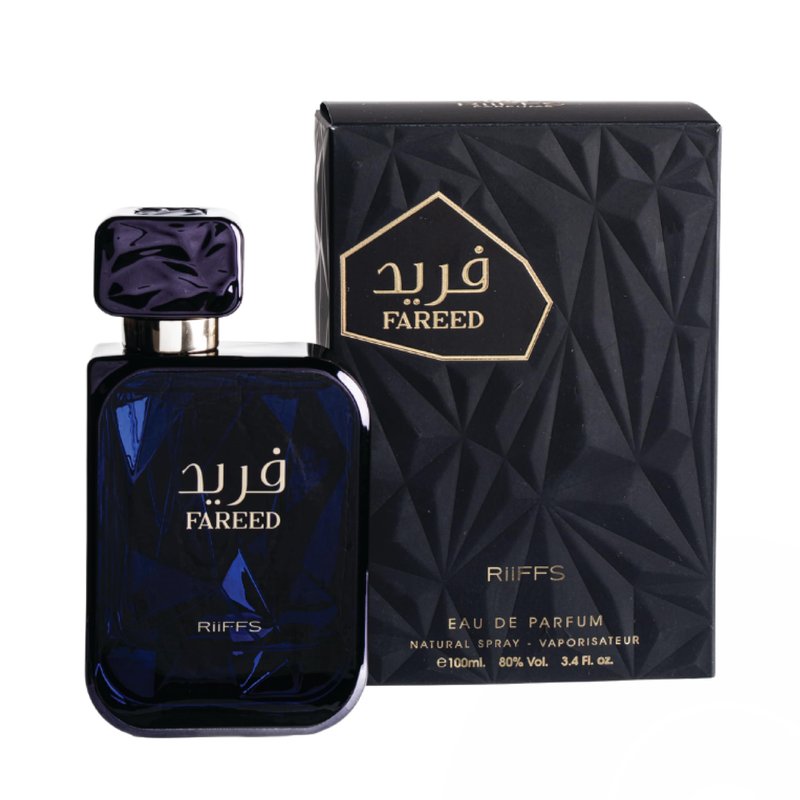 RiiFFS PARFUMS Fareed Eau de Parfum for Men Long Lasting Fresh Spicy Perfume with Cucumber, Cardamom & Amber Luxury Arabic Fragrance 100ml