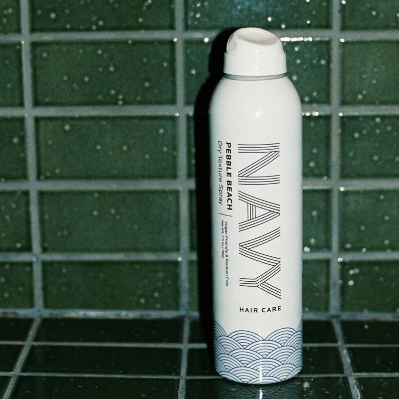 NAVY HAIR CARE Dry Texture Spray | Volumizing Hair Spray for Thin, Flat & Fine Hair | Flexible Hold for Soft, Touchable Beach Waves | Adds Shine | Cruelty-Free | 7 oz