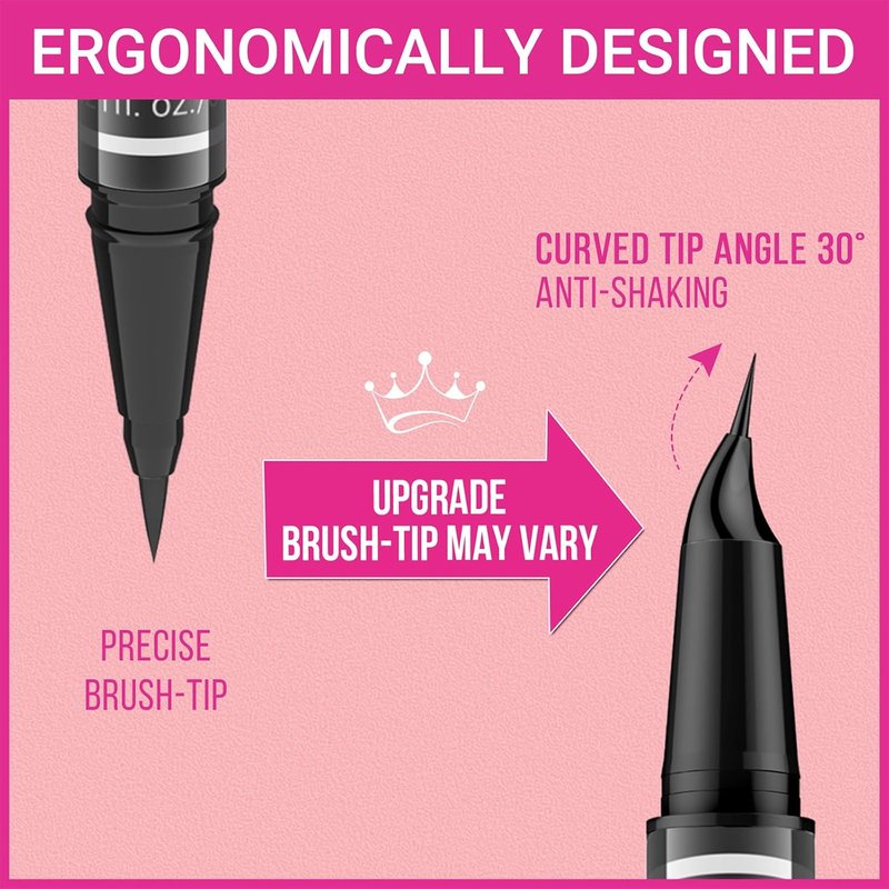 iMethod Eyebrow Pen - 2-in-1 Precision Eyebrow Pencil with Fork-Tip & Brush-Tip | Reddish Brown