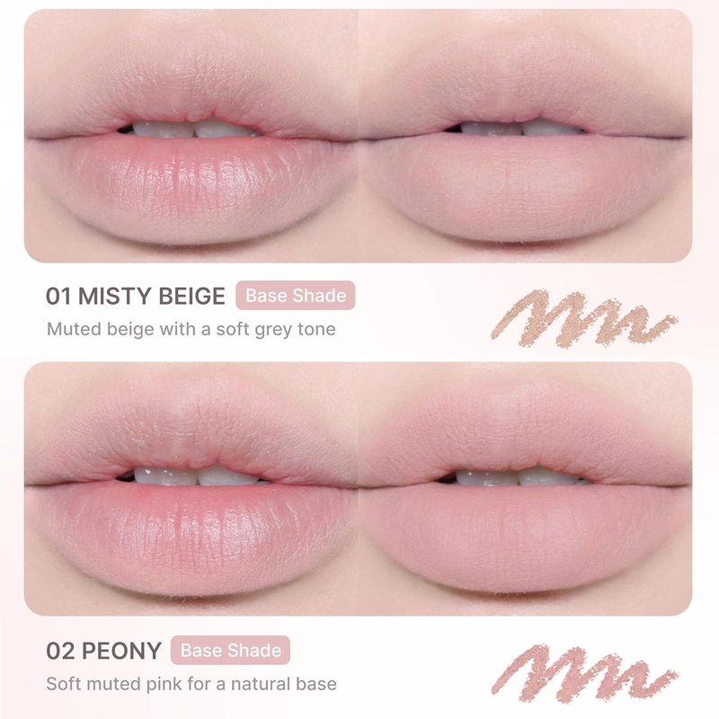 Cover Fit Lip Base - Lightweight Lip Color Primer Pencil for Smooth, Long-Lasting Wear | 03 Rose Valenti