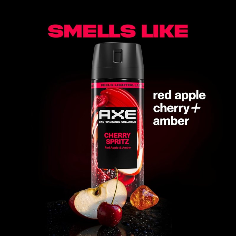 Axe Body Spray - Touch of Sweetness 4 Count | Aluminum-Free, 72-Hour Freshness, 2.9 oz