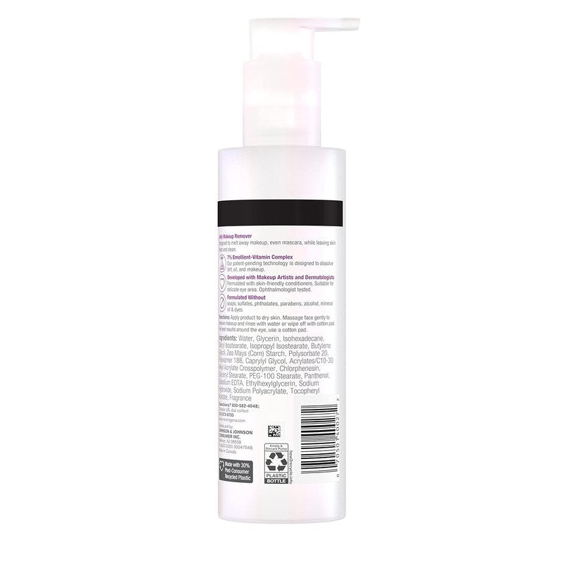Neutrogena Makeup Melting Jelly Cleanser - Gentle Face & Eye Makeup Remover | 6.3 fl. oz, Oil-Free
