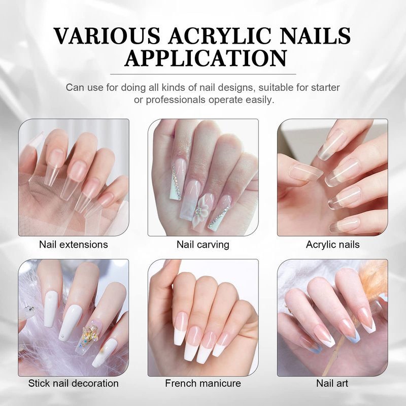 Saviland Pink Acrylic Powder 5.29OZ Large Capacity Acrylic Nail Powder for Salon Effect Nail Extension 3D Carving Frech Manicure Long-Lasting Acrylic Powder for Begginers Home DIY Nail Salon
