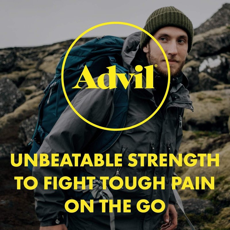 Advil 200 mg Tablets - Convenient Pocket Pack of 10 | Value Pack of 6 for Pain Relief