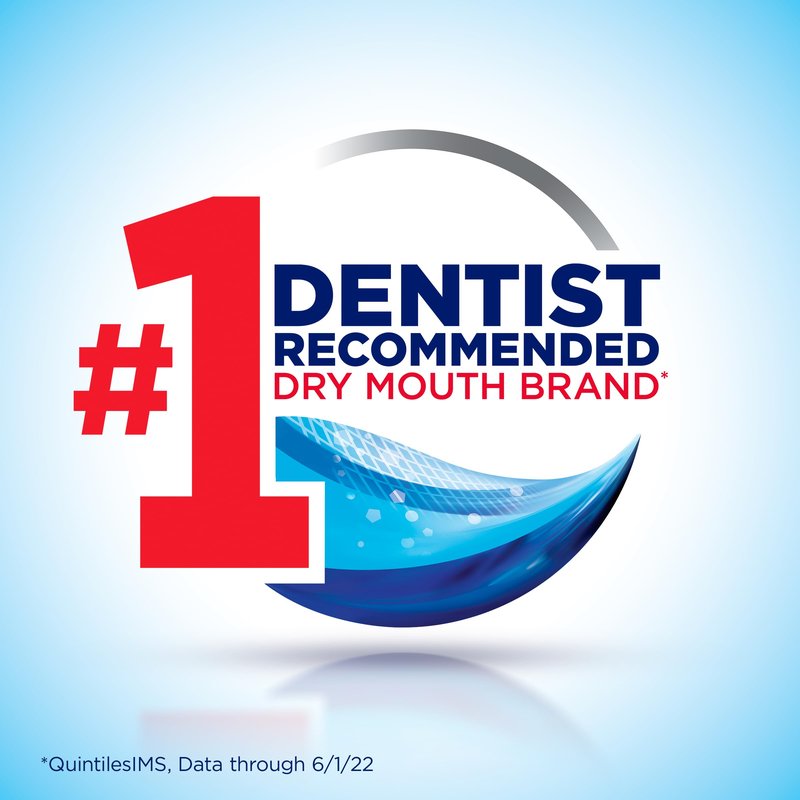 Biotene Oral Rinse Mouthwash for Dry Mouth, Breath Freshener and Dry Mouth Treatment, Fresh Mint - 33.8 fl oz