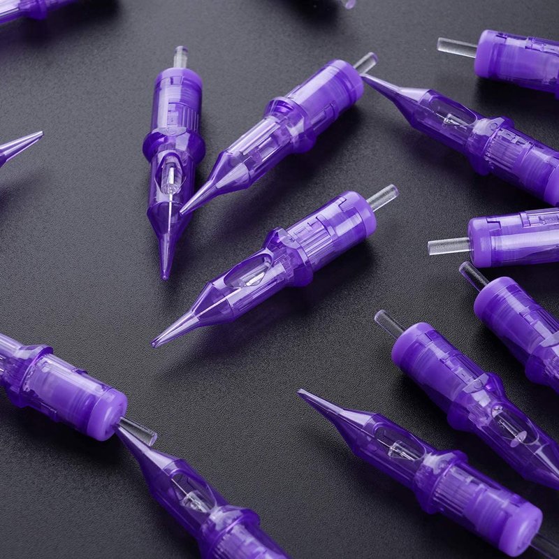 Mast Pro Tattoo Cartridges 20Pcs Disposable Needles Bugpin Round Liner 0805RL