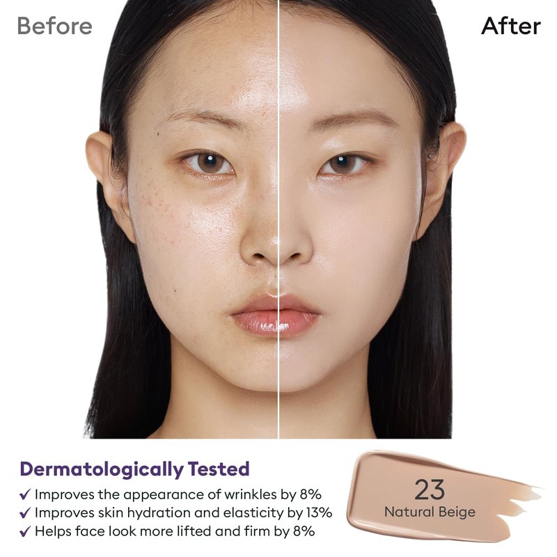 MISSHA M PERFECT COVER SERUM BB CREAM No.23 Natural Beige-Light/Medium with Cool/Neutral Undertone, Skin Tint, Tinted Moisturizer, Skin Care Foundation Makeup, 1.18 Fl oz