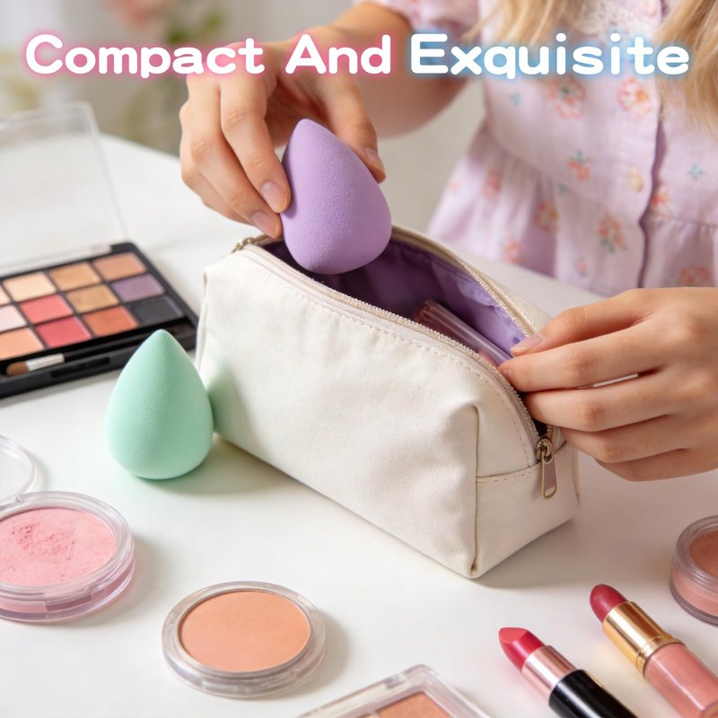 15 Pcs Multicolor Makeup Sponge Set-Individually Wrapped beauty sponges,Soft Latex-Free Low Absorption Sponges, Wet & Dry Use for Flawless Finish Liquid Cream Powder Makeup (15 Pcs Multicolor)