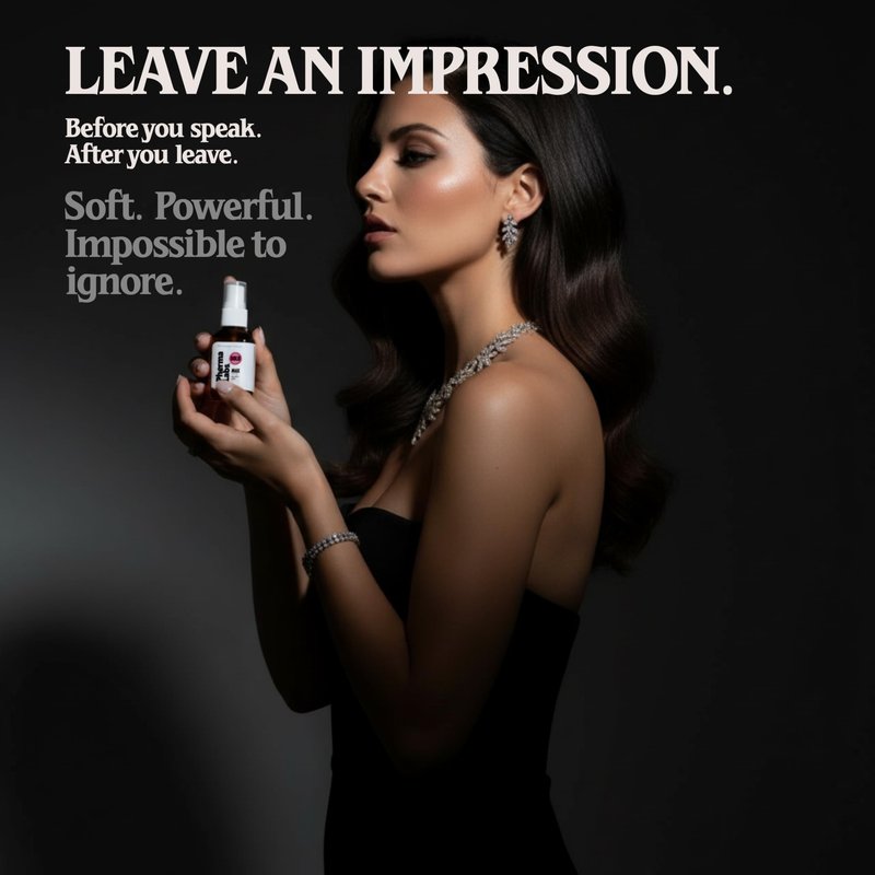 PHERMALABS MAX GOLD for Her – Pheromone-Infused Luxury Perfume for Women, Presence Enhancing Signature Scent, Long-Lasting Feminine Fragrance, 30ml