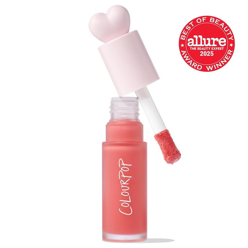 ColourPop Weightless Liquid Blush - Hydrating Cheek Color with Hyaluronic Acid - Glowy Finish in Super Shy (0.30 oz)