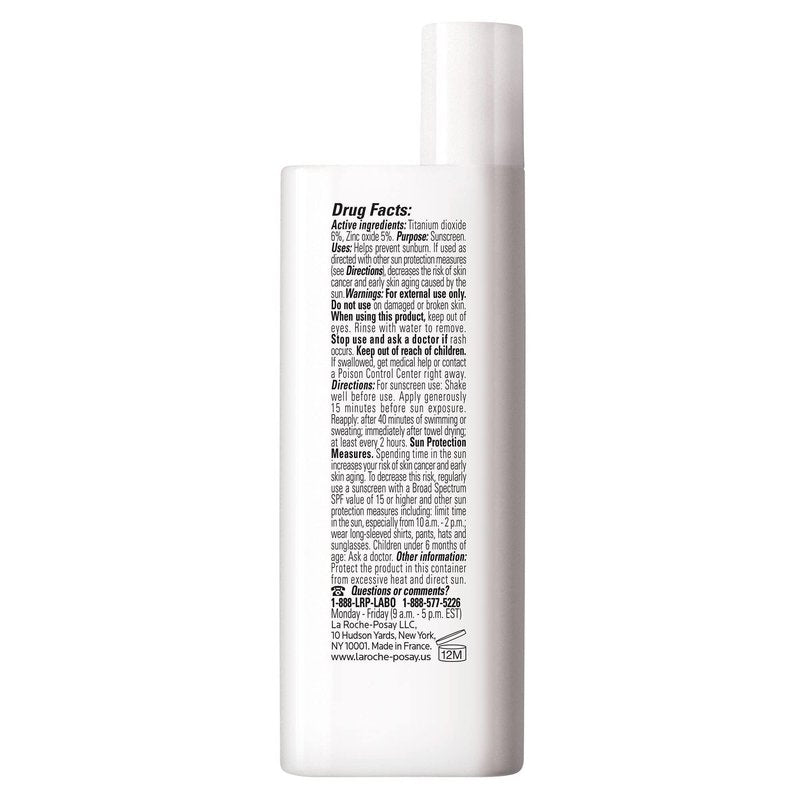La Roche-Posay Anthelios Mineral Ultra-Light Face Sunscreen SPF 50, Zinc Oxide Sunscreen for Face, 100% Mineral Sunblock, Oil Free for Sensitive Skin, Daily Sun Protection