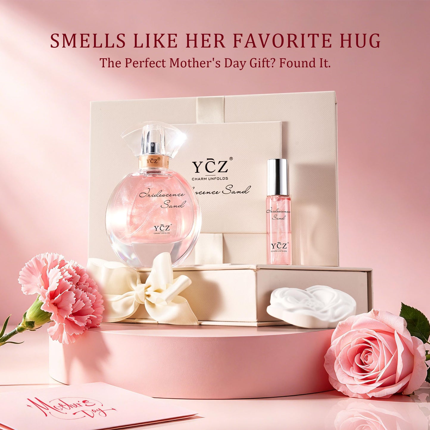 Ycz Quicksand Perfume Luxury Women's Perfume Gift Set for Mothers Day Gifts, 2.19oz (65ml) Eau De Parfum, Long-Lasting Oriental Fragrance with Grapefruit, Citrus Blackcurrant, Unique Gift for Women