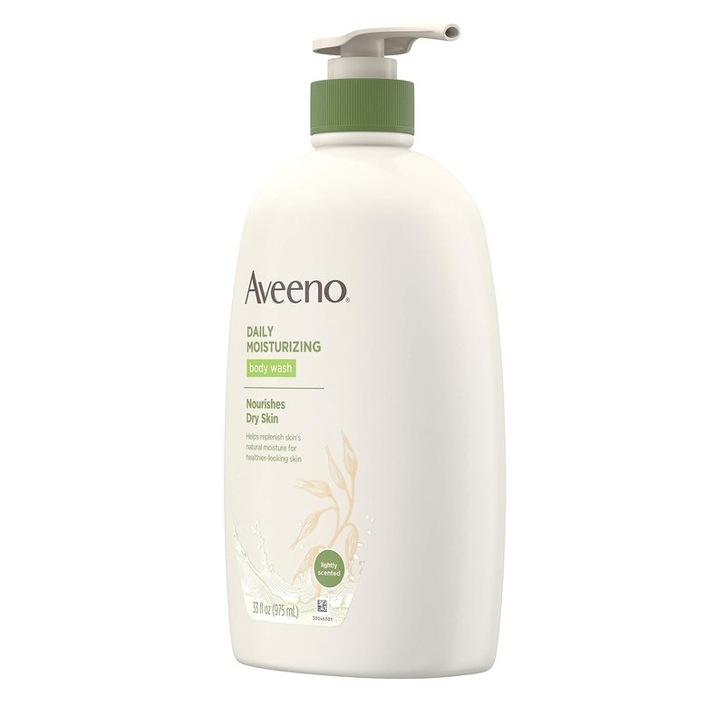 Aveeno Daily Moisturizing Body Wash - Soothing Oat Creamy Gel, Soap-Free & Dye-Free | 33 fl. oz