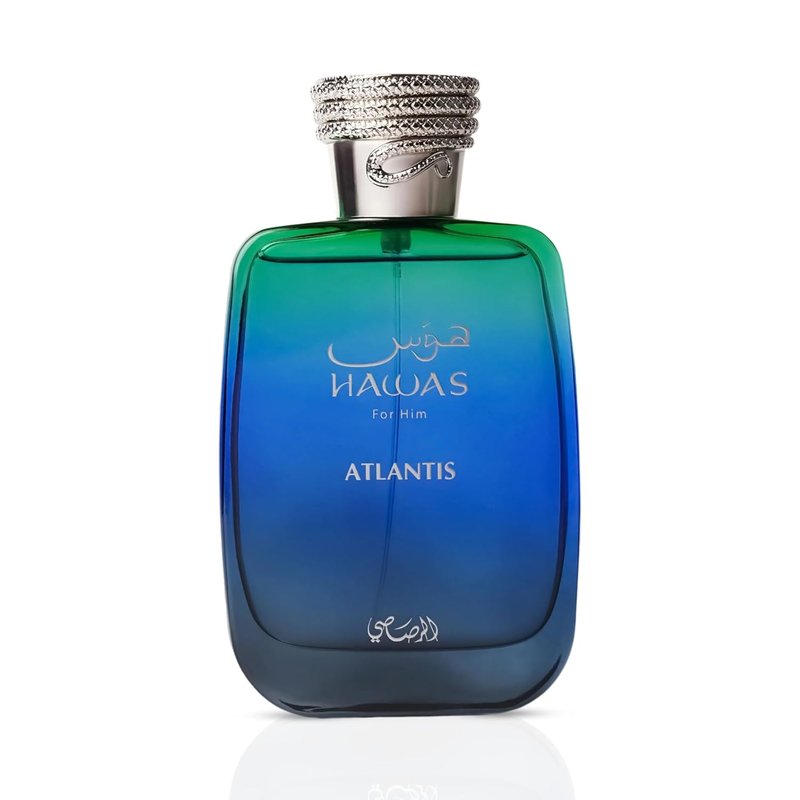 Rasasi Hawas Atlantis Eau de Parfum for Men - Fresh & Modern Fragrance | 100ml (3.4 oz) Spray