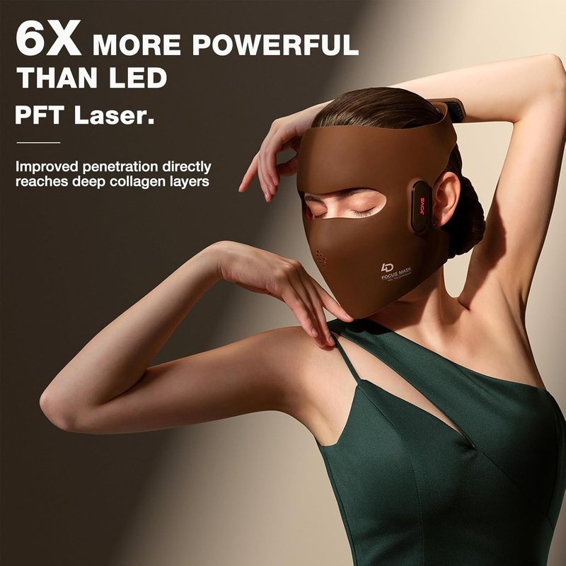 JOVS 4D Laser Light Therapy Mask - Advanced Red Light Therapy for Deep Anti-Aging & Wrinkle Reduction | 6X More Powerful