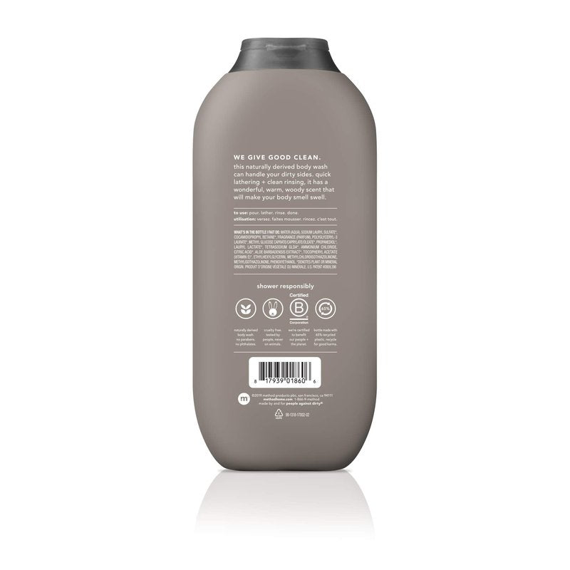 Method Men, 3-pack Body Wash 18 Oz Each (Sea + Surf, Cedar + Cypress, Juniper + Sage)