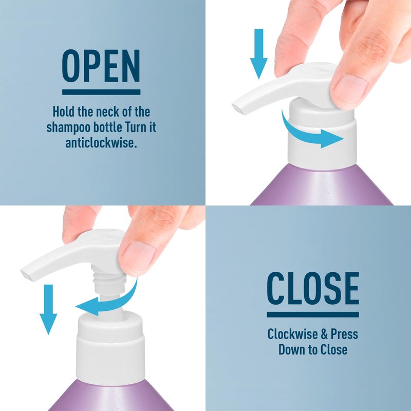 Pump Dispenser for Pureology Shampoo and Conditioner 33.8 oz Bottles [Package Includes 1 Pump]