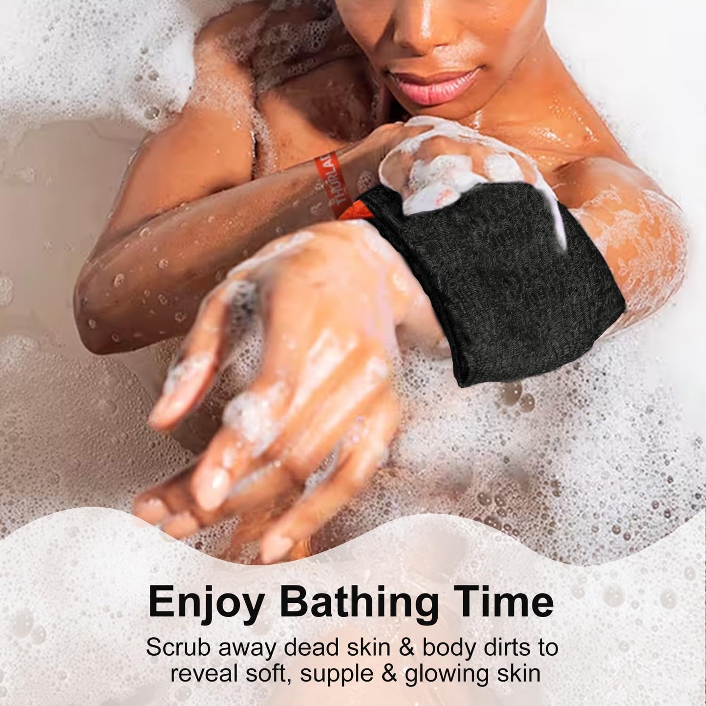 THURLADY 2 Pack Soap Saver Bags for Soap Bars, with 1 African Net Sponge