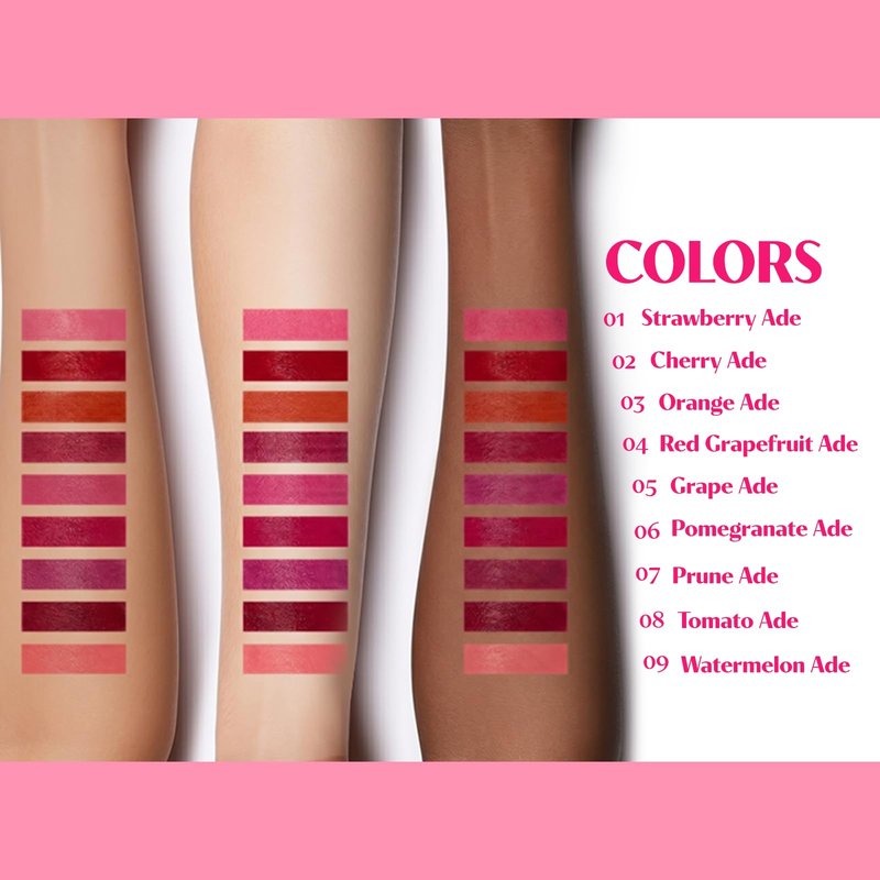 ETUDE Dear Darling Water Tint - Cherry Ade (9g) | Vivid Color Lip Stain with Moisturizing Weightless & Non-sticky Finish Lip Stain | Smudge-proof Lip Tint | Korean Makeup, Kbeauty