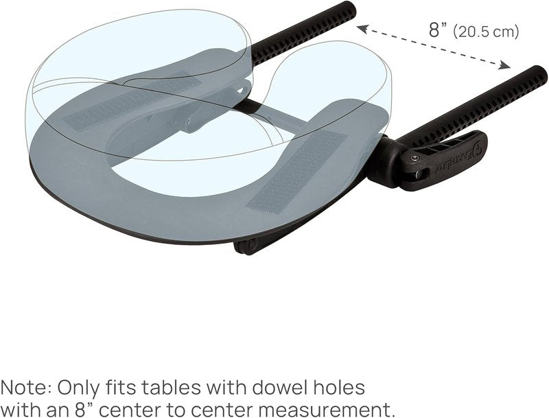 EarthLite Massage Table Face Cradle - Deluxe Adjustable Headrest for Ultimate Comfort | Fits All Massage Tables