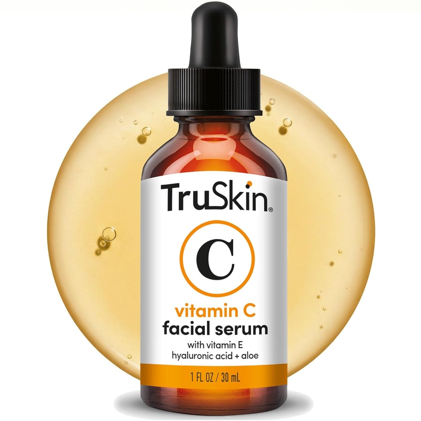 TruSkin Vitamin C Serum - Anti-Aging Face Serum with Hyaluronic Acid & Vitamin E | 1 fl oz for All Skin Types