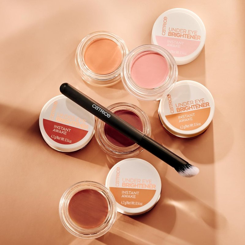 Catrice Under Eye Concealer Brush - Angled Brush for Precise Blending of Cream, Liquid & Powder Makeup | Ultra-Soft Vegan Bristles
