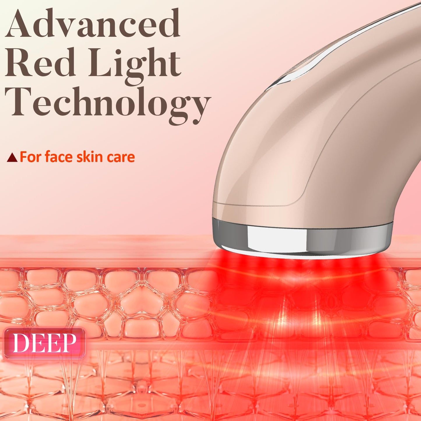 Uaike Red Light Therapy Device - Anti-Aging Skin Treatment for Home Use