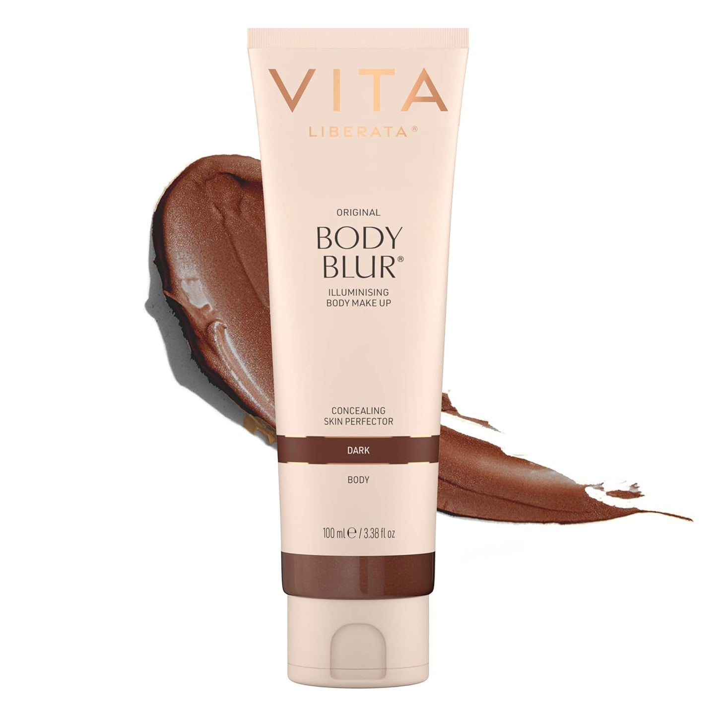 Vita Liberata Body Blur, Leg and Body Makeup. Skin Perfecting Body Foundation for Flawless Bronze, Easy Application, Radiant Glow, Evens Skin Tone, New Packaging