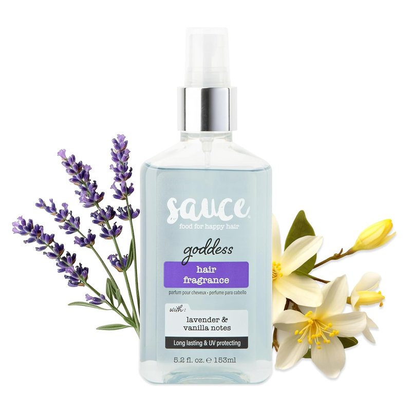 SAUCE BEAUTY Goddess Hair Fragrance - 5.2 Oz | Long-Lasting UV Protection with White Lavender & Tahitian Vanilla
