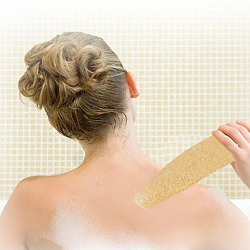Loofah Natural, Shower Loofah 5Pcs 8-11" Natural Sponge Absorbent & Easy Foaming Luffa Sponges Soft Exfoliating Body Scrubber for Kitchen, Bathroom
