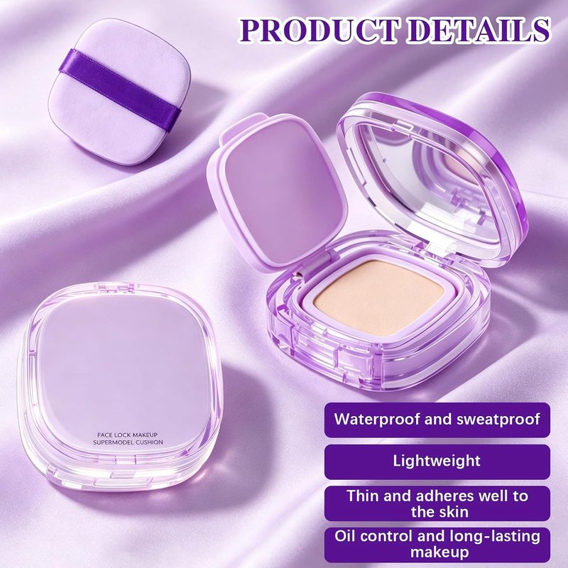 Full Coverage Creamy Foundation, 24h Long-Lasting Waterproof Matte Finish, Moisturizing, Lightweight for All Skin Types (Lvory)