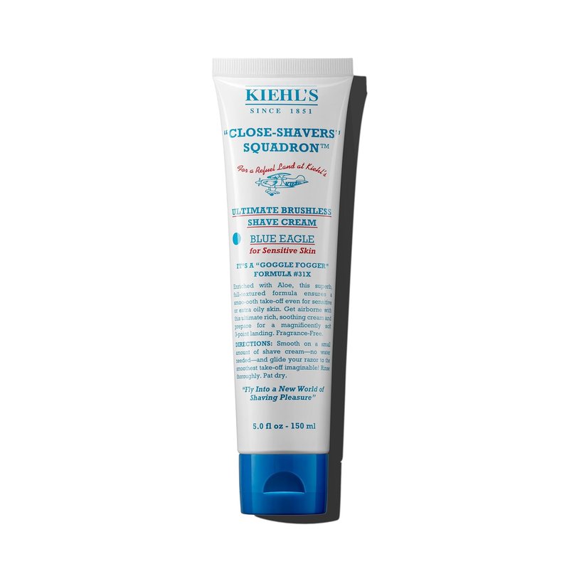 Kiehl's Ultimate Brushless Shave Cream - Unscented Formula with Aloe Vera for Sensitive Skin | 5 fl oz