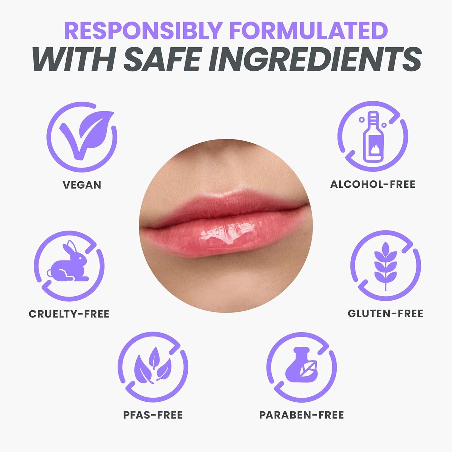 Wonderskin Tinted Lip Oil Rehab Serum - Hydrating, Non-Sticky Red Tint for Dry Lips | Moisturizing Formula