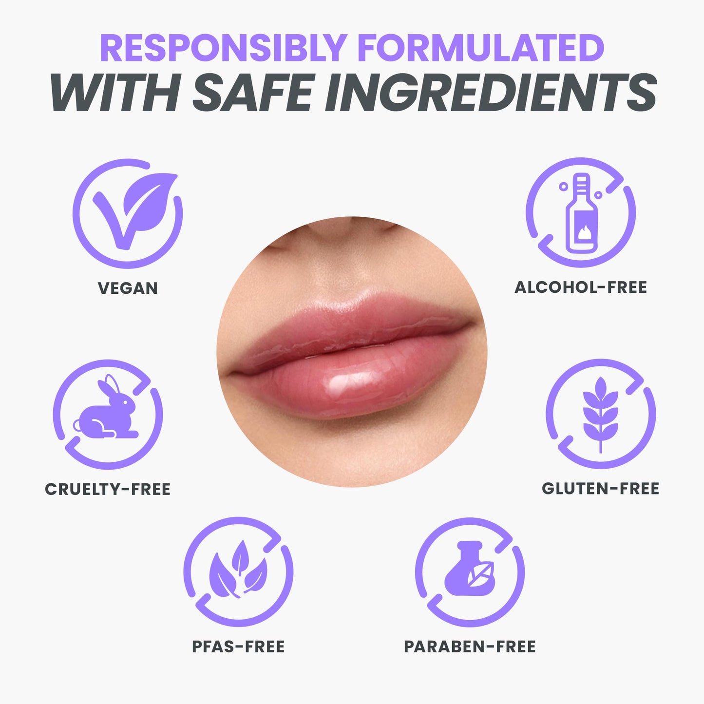 Wonderskin Lip Oil Rehab Serum - Tinted Lip Oil, Hydrating, Moisturizing, and Non-Sticky Deep Red Tint Serum for Dry Lips (Honey)