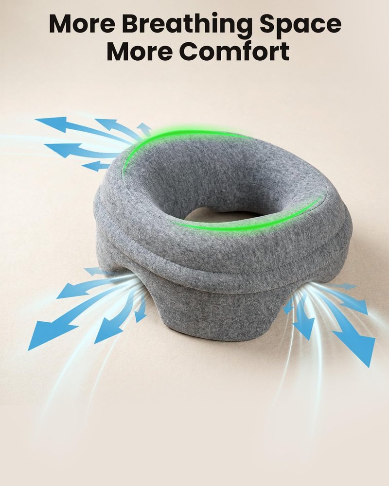 MOAOO Face Down Pillows for Massage Table, Massage Headrest for Bed, Stomach Sleeping Pillow, BBL Pillows After Surgery Post Eye Surgery Recovery