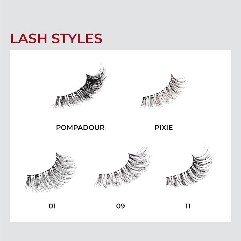 KISS So Wispy Curated Collection of Bestselling False Eyelash Styles Multipack, Volume & Curl, Lash Extensions Look, Signature Wispy Effect, Cruelty Free, Reusable, Contact Lens Friendly, 5-Pair