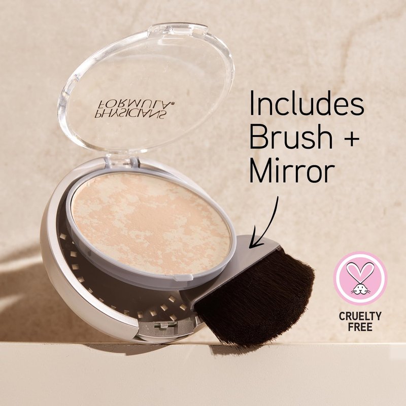 Physicians Formula Mineral Wear Face Powder - Talc-Free Light Coverage Makeup for Sensitive Skin | Buff Beige