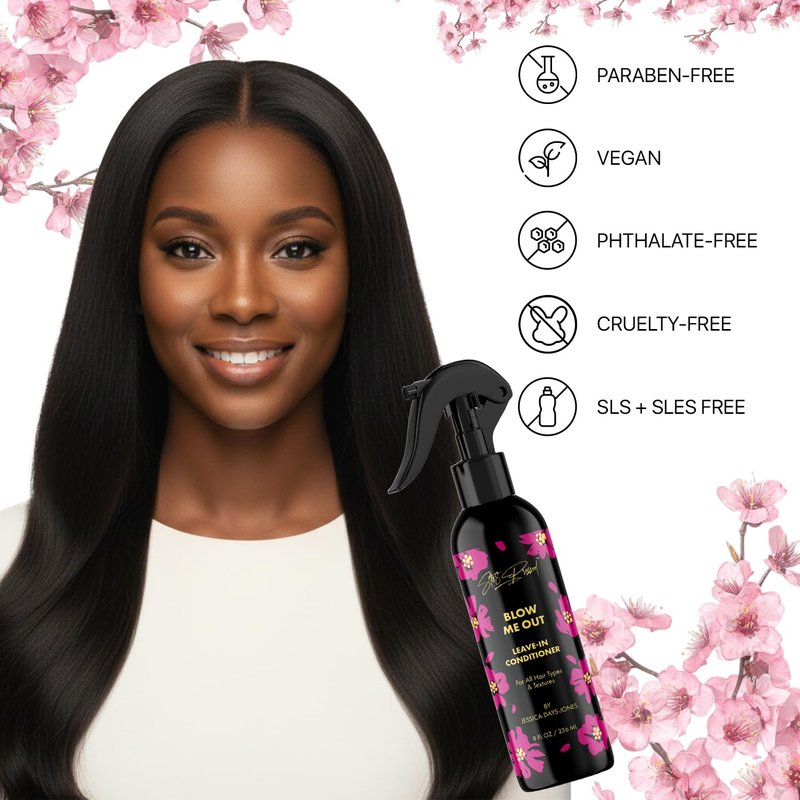 Blow Me Out Leave-In Conditioner - Hydrating Formula for Damaged Hair | 8 fl oz Moisturizing Treatment