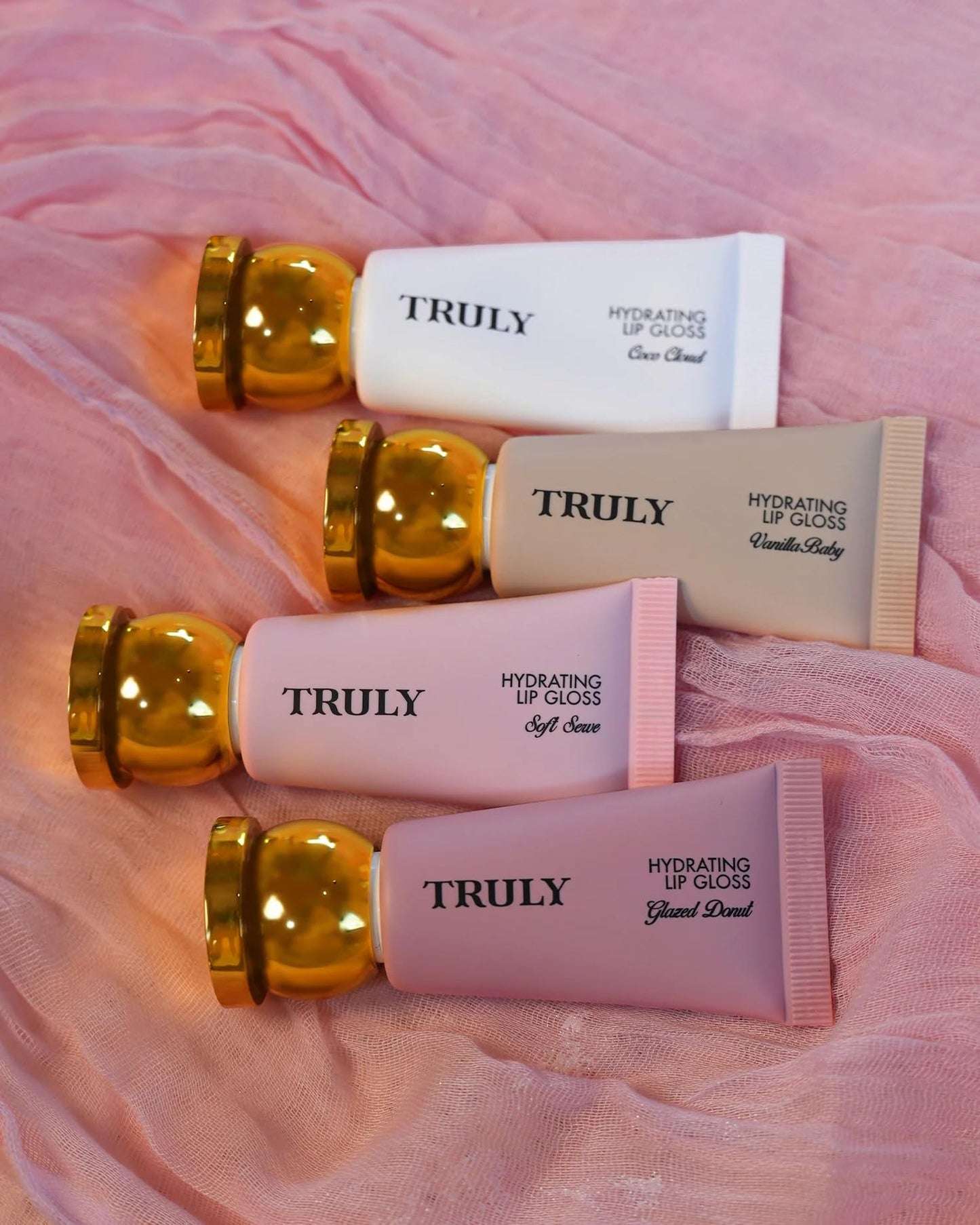 Truly Beauty Soft Serve Hydrating Lip Gloss | High Shine & Tinted, Infused with Hyaluronic Acid, Jojoba Oil & Shea Butter