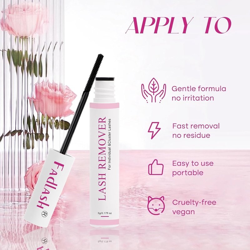 FADLASH Lash Glue Remover - Easy Removal for Lash Extensions | 5ml Clear Formula