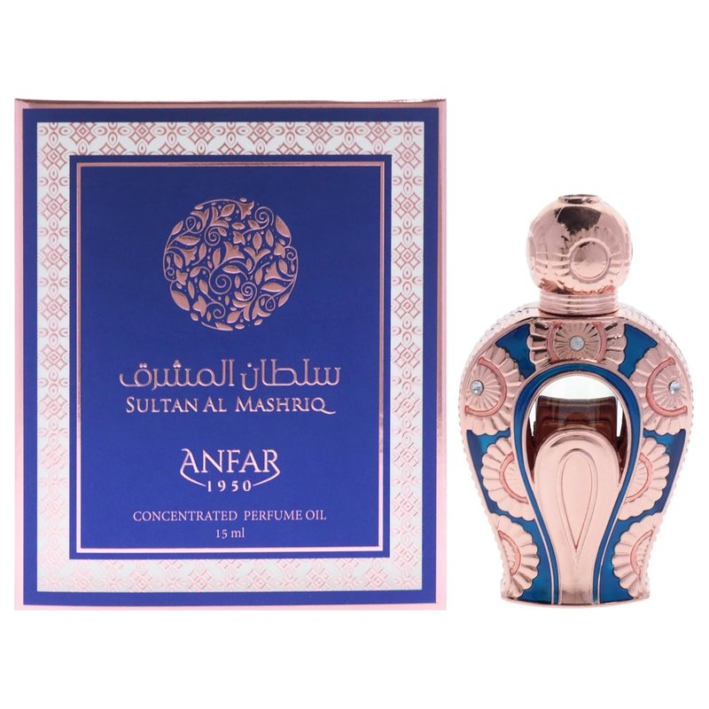 Anfar Sultan Al Mashriq Concentrated Perfume Oil for Women - 0.5 oz | Exotic Fragrance