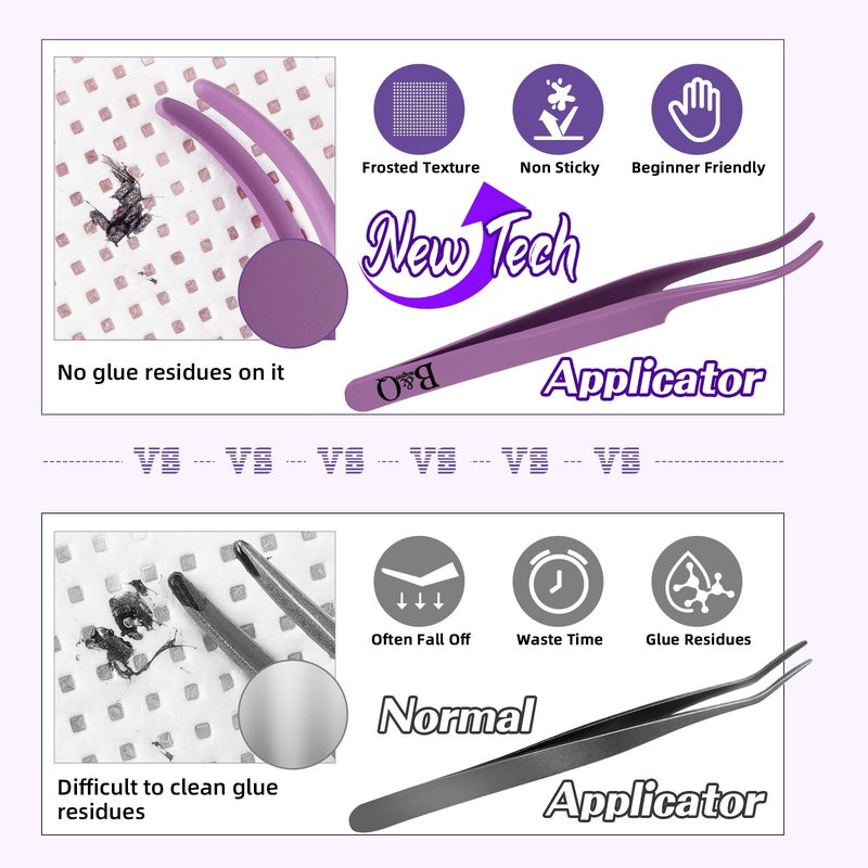 Lash Extension Kit 3D Thick Lash Clusters Kit 280pcs Eyelash Extension Kit 10-18mm 100D D Curl DIY Lash Extension Kit with Lash Bond and Seal, Lash Remover (KIT-100D-MIX10-18mm)