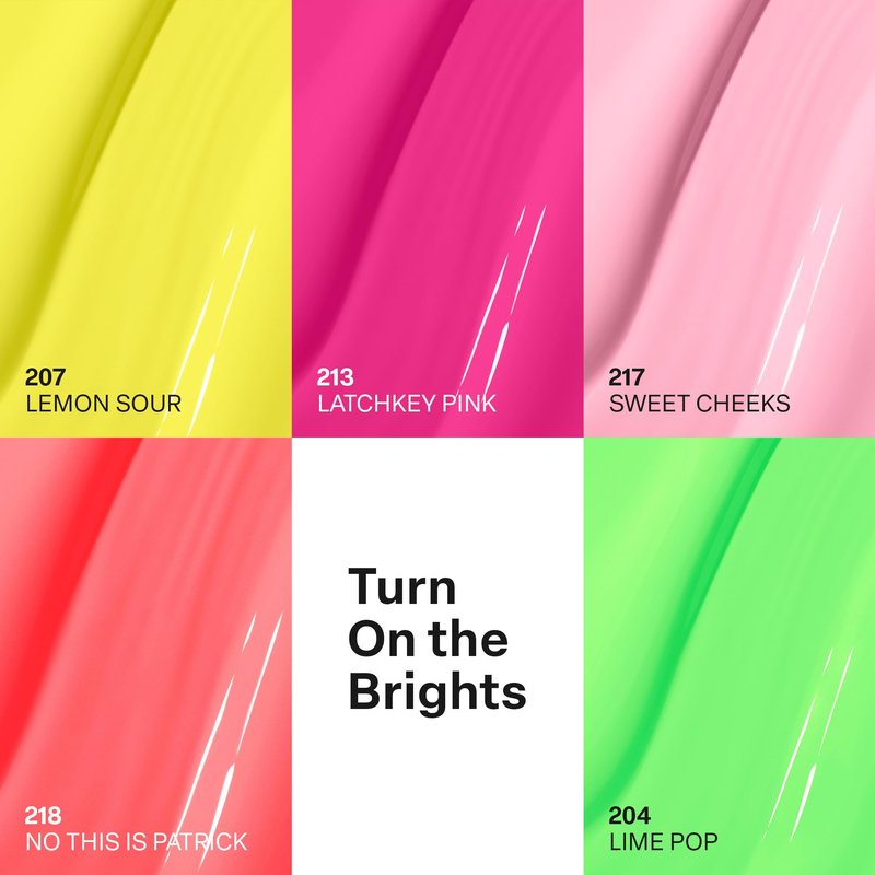 Aprés Exclusive Neon Gel Couleur Combo Kit, Includes Pink Patent Vanity Case, Set of 5 Neon Gel Couleur (15 mL), Mini Top Gelcoat, Mini Base Gelcoat, Nail File, Mini Buffer, and White X-lite