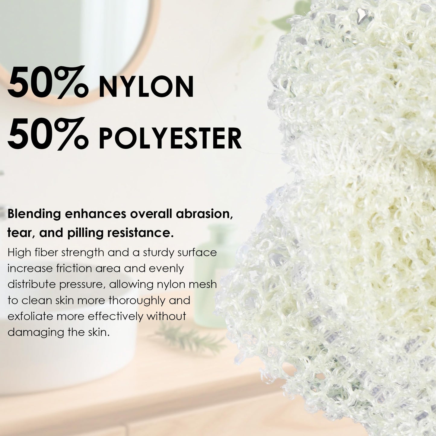 INNERNEED Food-Grade Soft Silicone Body Scrubber Shower Brush Handheld Cleansing Skin Brush, with Exfoliating Net Sponge Case (Pack of 4)