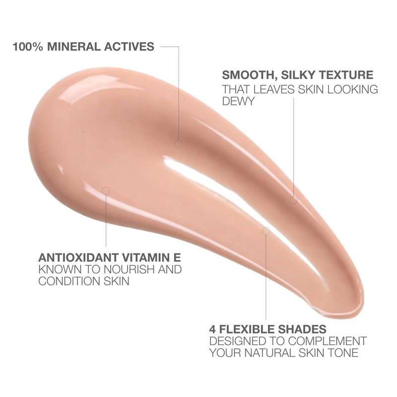 Neutrogena Purescreen+ Tinted Sunscreen for Face SPF 30, Broad Spectrum Mineral Sunscreen with Zinc Oxide & Vitamin E, Water Resistant, Fragrance Free, Light, 1.1 fl oz