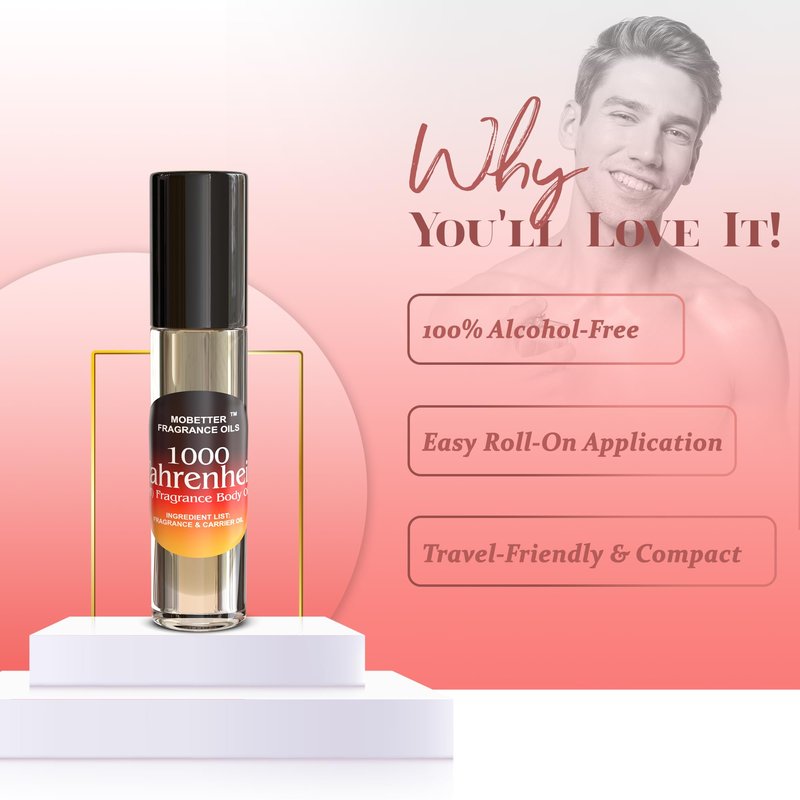 MOBETTER FRAGRANCE OILS 1000 Fahrenheit Men Fragrance Body Oil